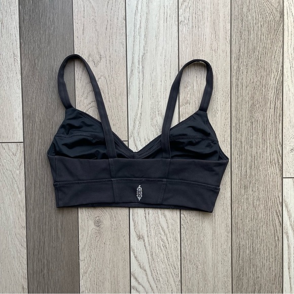 Free People Black Sports Bra Intimates & Sleepwear - Picture 1 of 5
